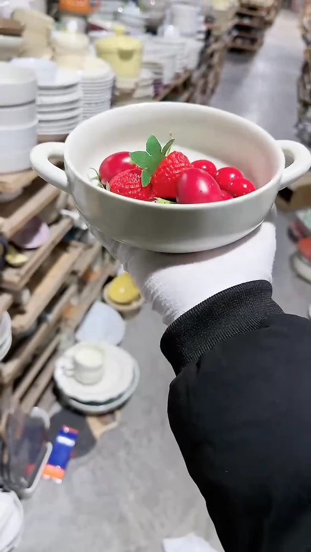 【闪购商品】瓷片胖胖双耳哑光 微瑕凑满20元包邮