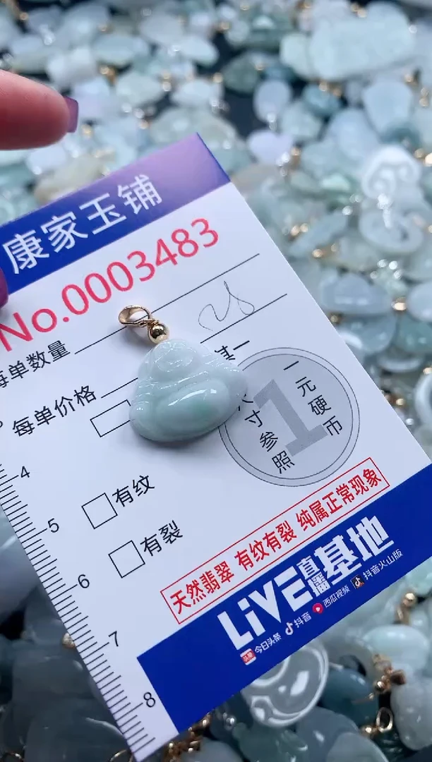 颈饰未镶嵌翡翠3483