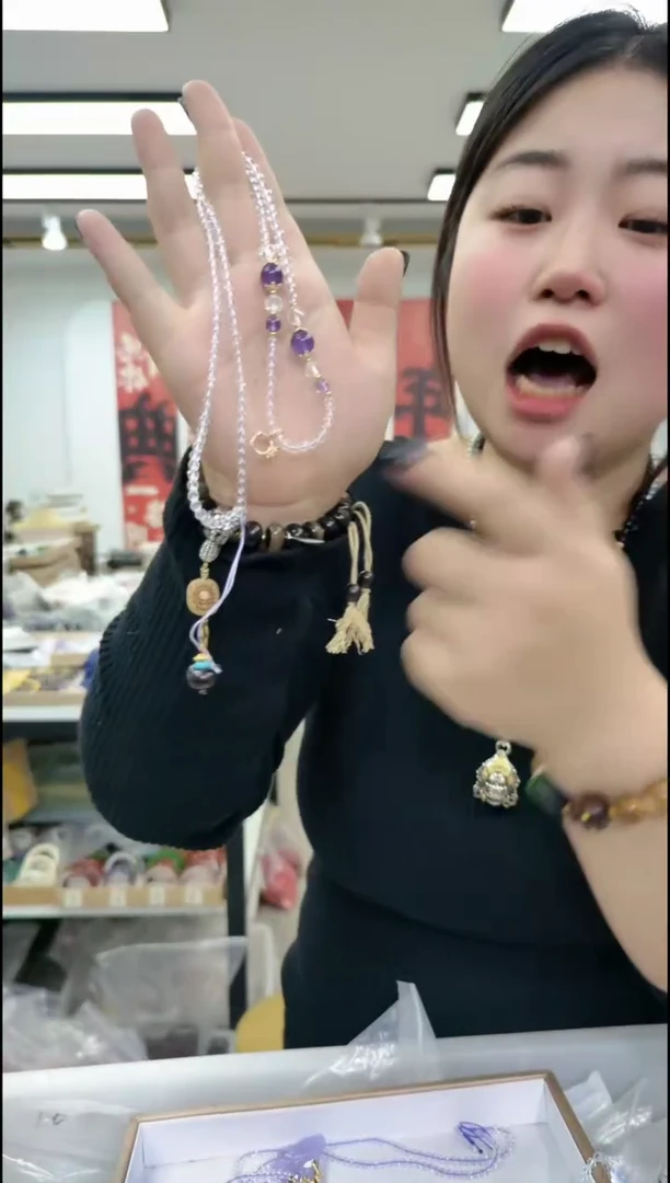 【闪购商品】水晶颈饰银S925镶嵌1548白水项链