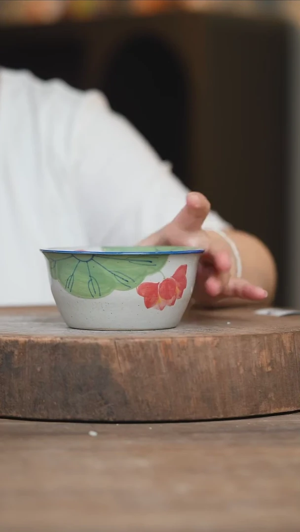 瓷片景德镇高温釉下彩（食品级）