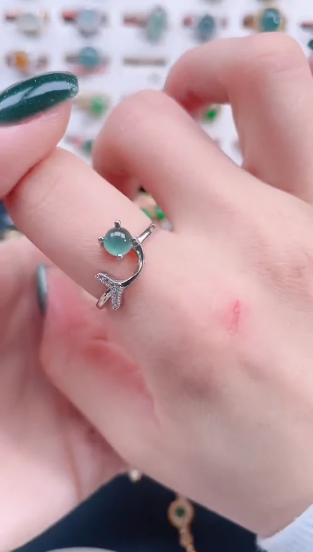 未镶嵌戒指翡翠天然翡翠