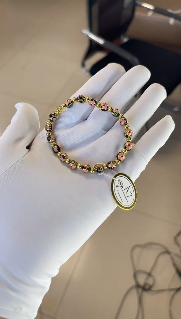 明，珐琅单圈手串-A7