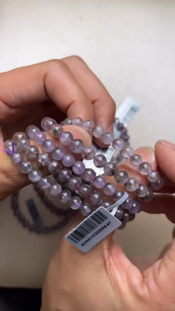 【闪购商品】水晶手链未镶嵌WJ2710约6mm多样性发一件