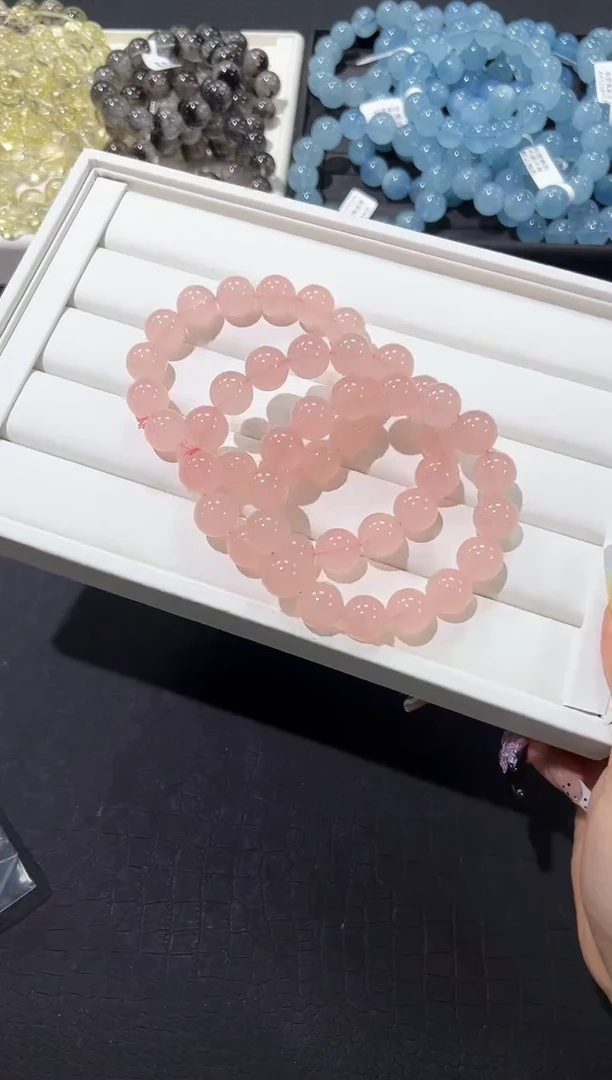 水晶手链未镶嵌63a多样性发其一【1条】默认微瑕13mm