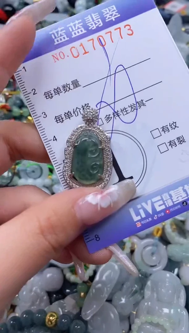 【闪购商品】翡翠颈饰未镶嵌闪购0170773多样性发其一