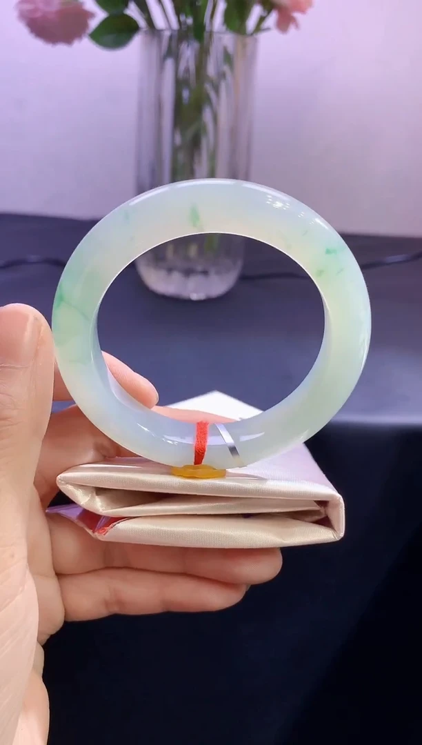 未镶嵌手镯翡翠翡翠手镯圈口57.9-t10 手镯定价2万卖价14.8万