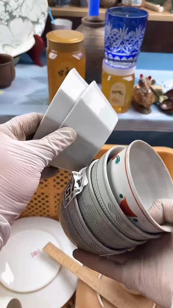 瓷片抖*迷英歌瓷器满19.9包邮