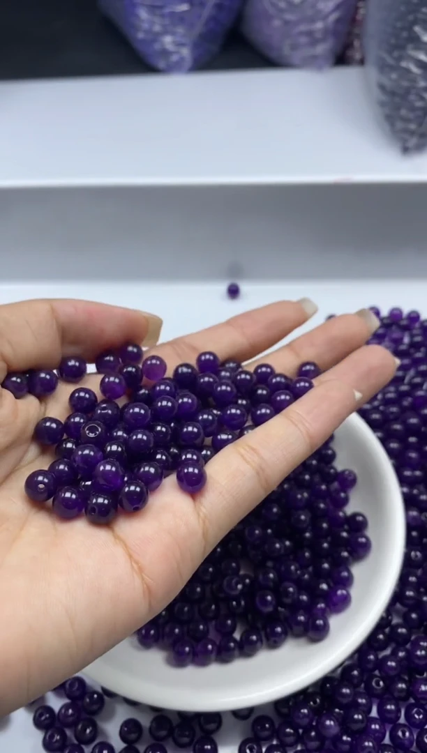 玛瑙/玉髓颈饰未镶嵌w364舒俱来6mm*100颗