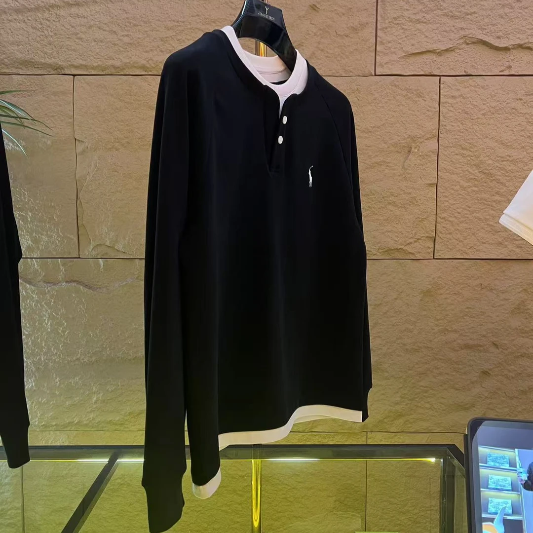 8808-5 假两件圆领刺绣时尚卫衣 宾哥专属