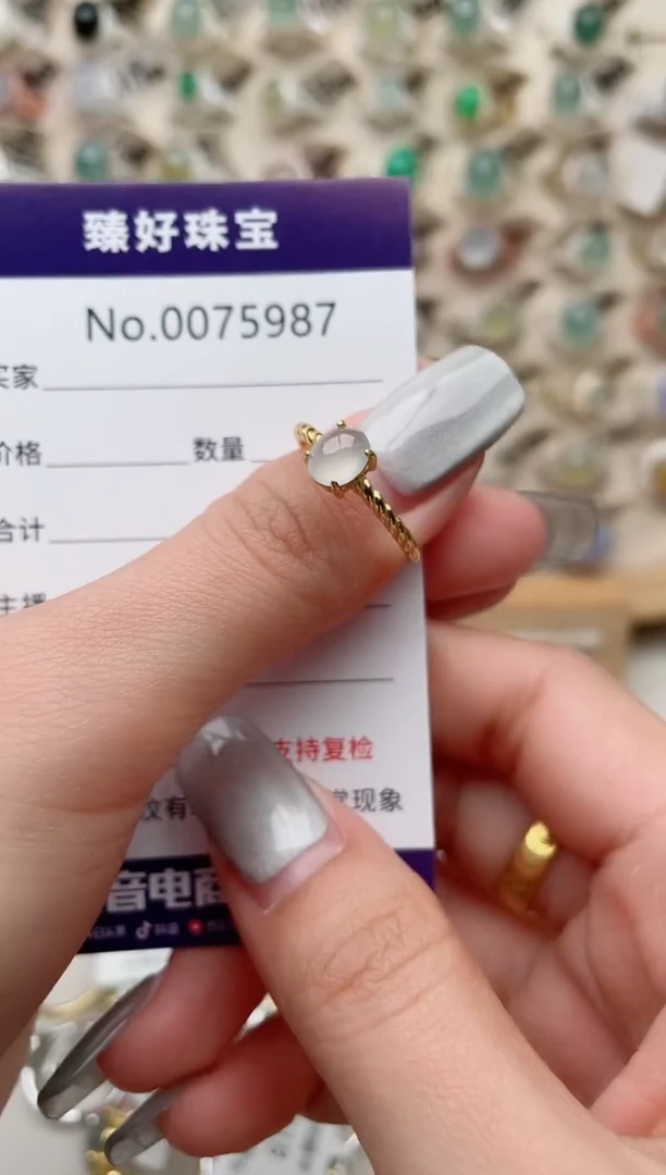 【闪购商品】翡翠戒指银S925镶嵌.........