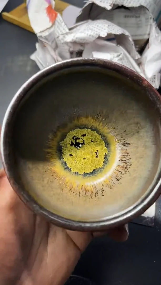 茶盏217叶紫建盏