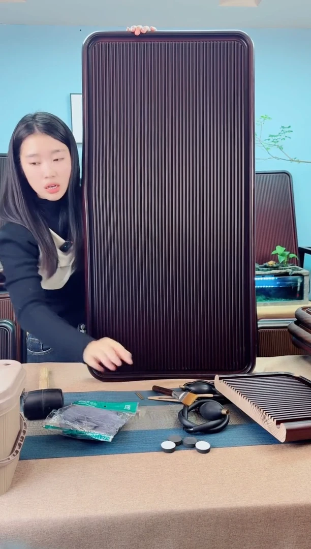 100*50*5千川大板红色款式茶盘