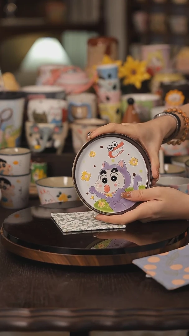 摆件景德镇釉下彩绘设计师款式陶瓷