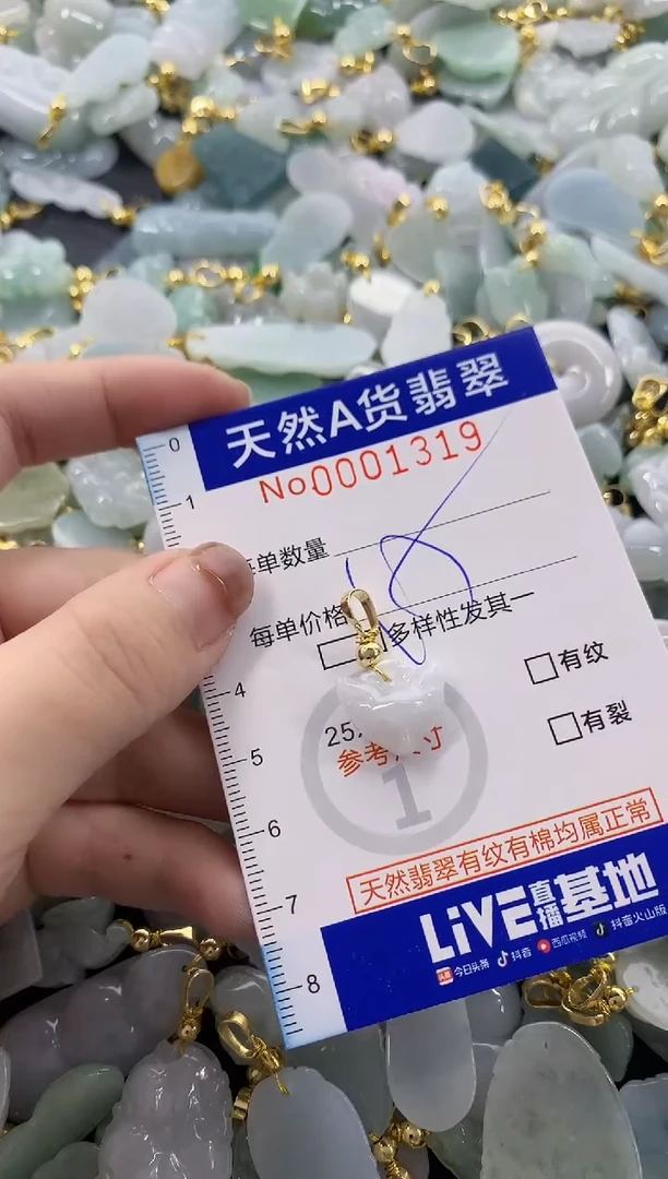 颈饰未镶嵌翡翠天然A货翡翠