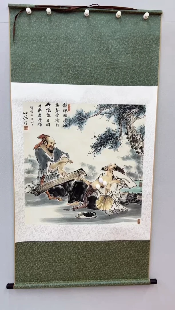 【闪购商品】绘画陈发源-4平尺-国画作品 红