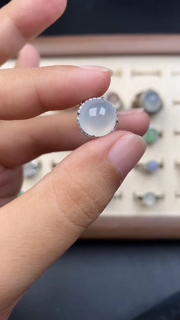 银S925镶嵌定制翡翠6969669