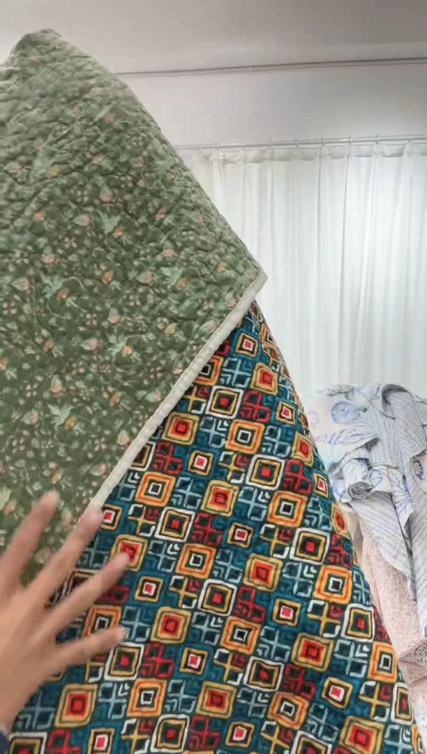 棉70*100纯棉床盖28号微瑕