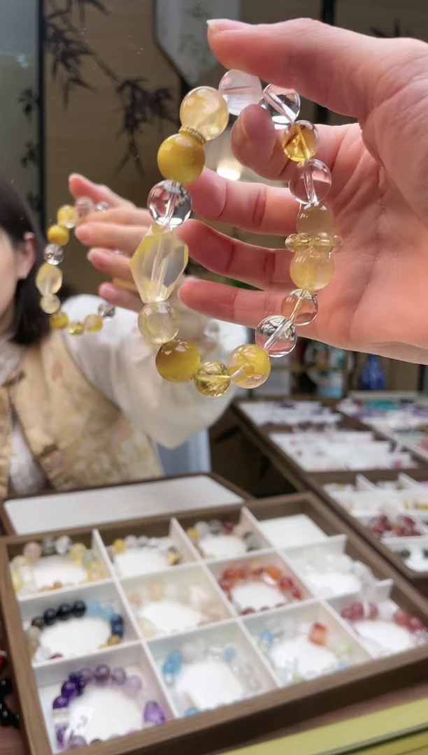 【闪购商品】水晶手链未镶嵌黄水晶