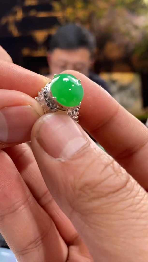 【闪购商品】翡翠裸石未镶嵌012406-天然翡翠a货裸石