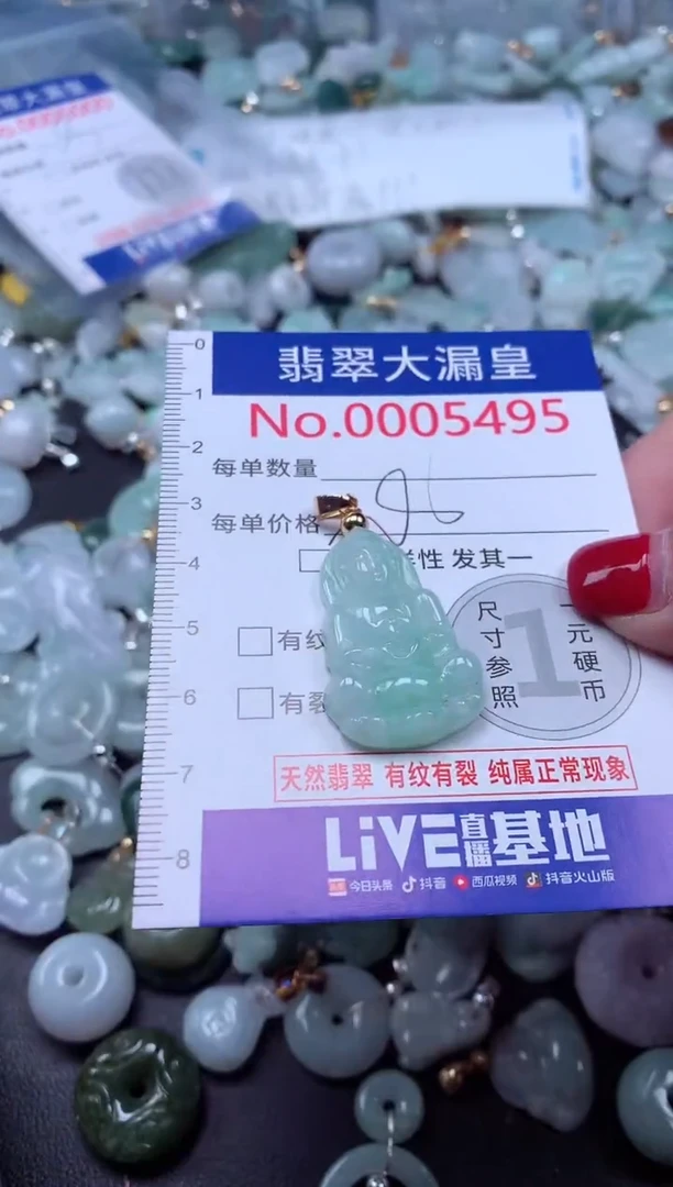 颈饰未镶嵌翡翠5495