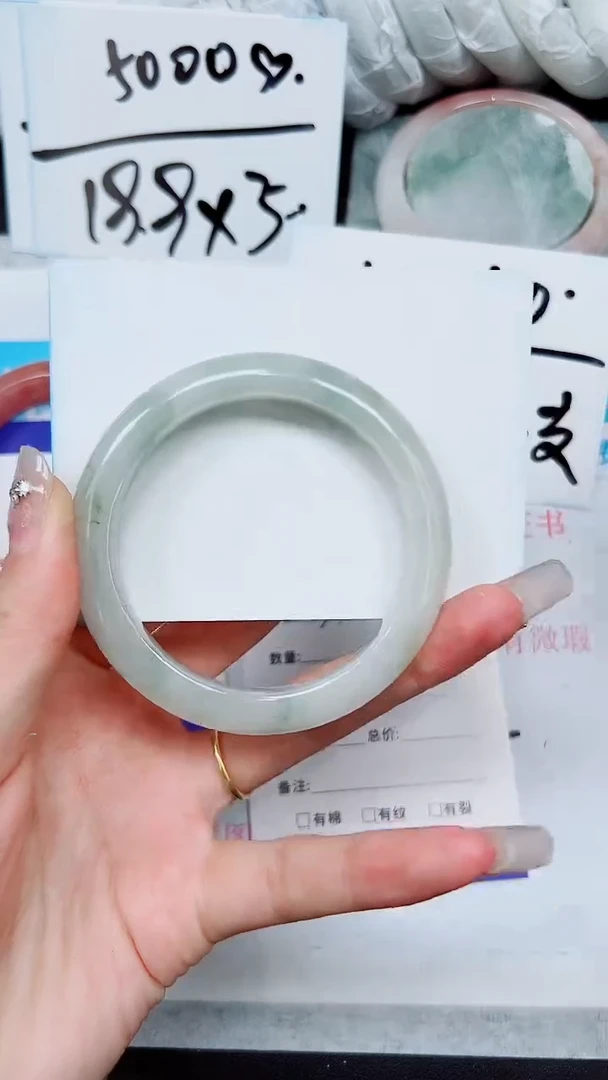 【闪购商品】石英质玉手镯未镶嵌A39-55/56