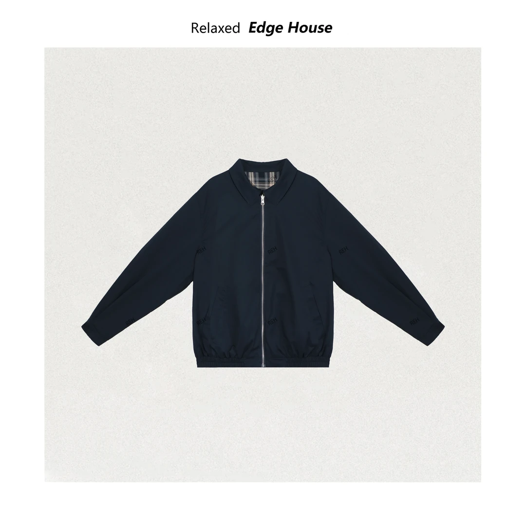 【嘻嘻家】经典双面穿 25FW老干部复古格子短款情侣夹克外套