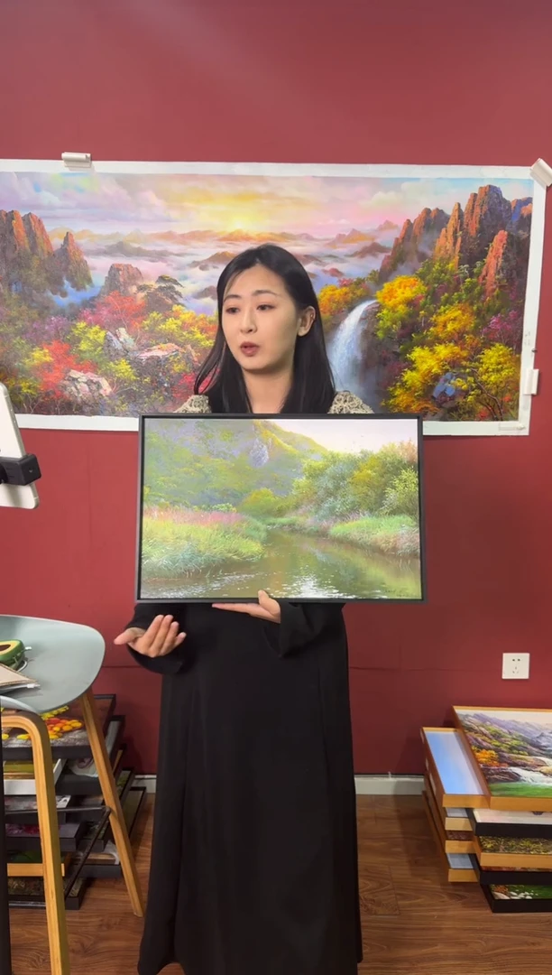 油画【14号】约53*35cm丨朝鲜原创纯手绘孤品油画丨顺丰包邮