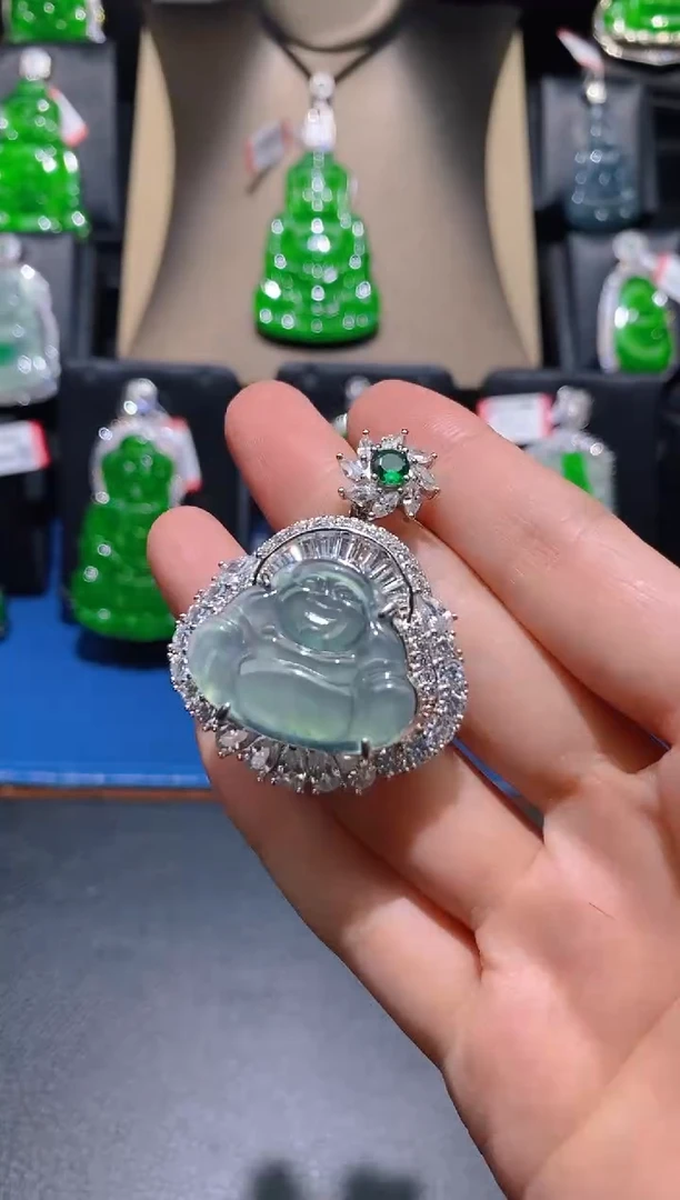 【闪购商品】翡翠颈饰未镶嵌天然A货翡翠Y05