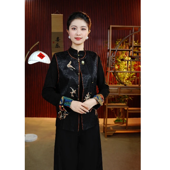 [从凝]观江南婷婷高定新中式双面双穿马甲GJN2503231