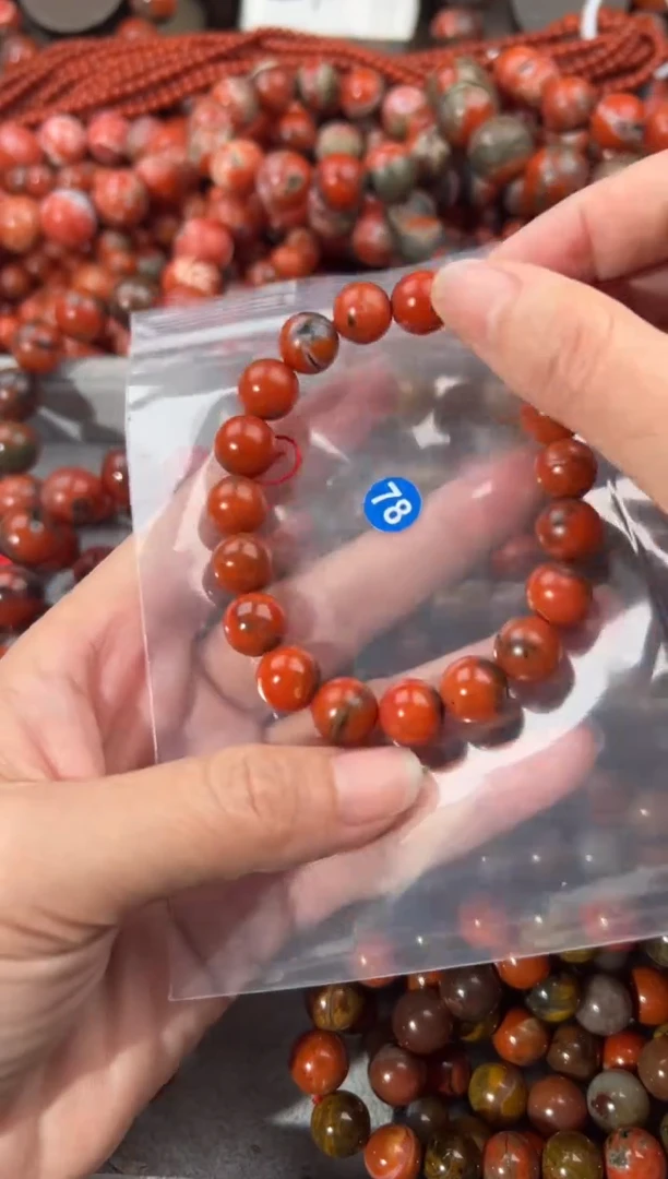 南红玛瑙手串未镶嵌10+