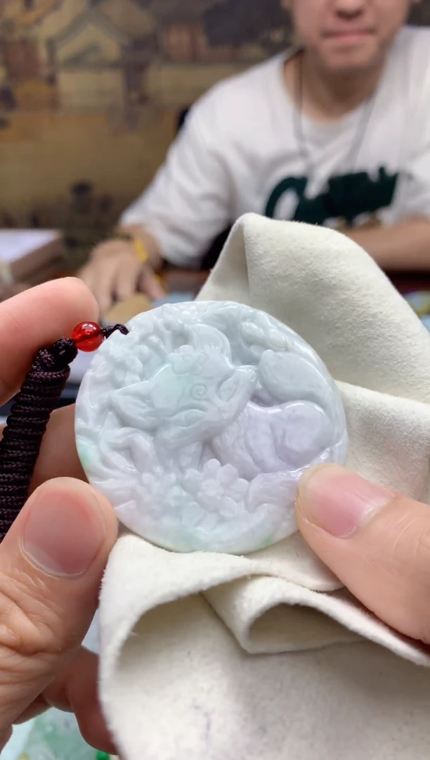 颈饰未镶嵌翡翠天然A货翡翠