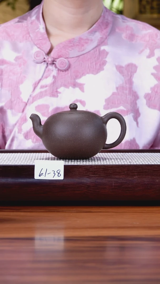 茶壶紫砂6.1-38点搪天青暗肝一粒珠