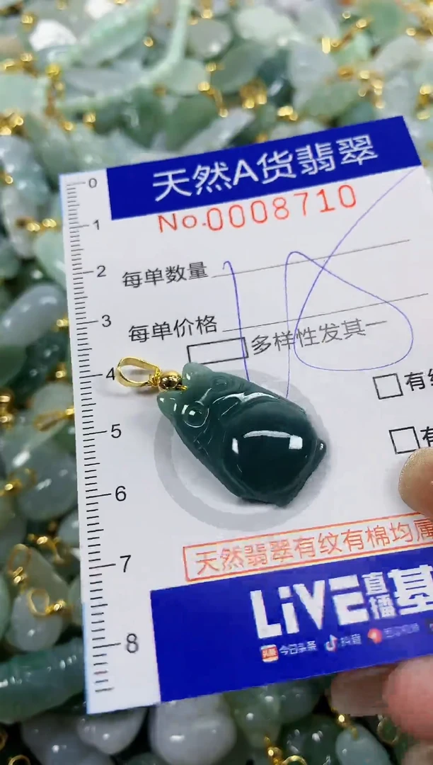 颈饰未镶嵌翡翠天然A货翡翠