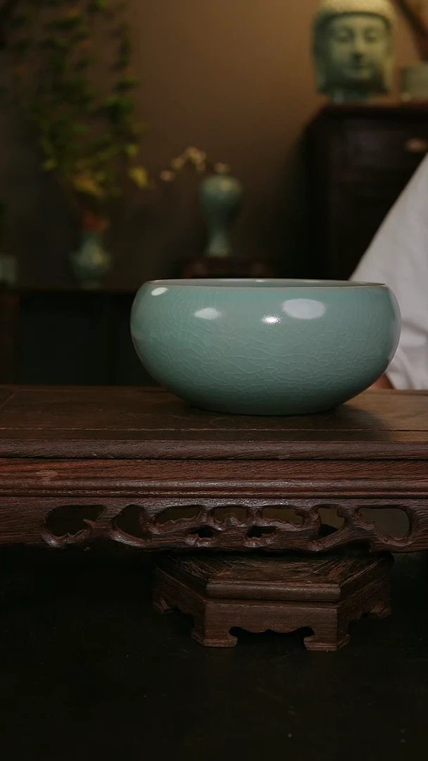 摆件仿古手工茶洗