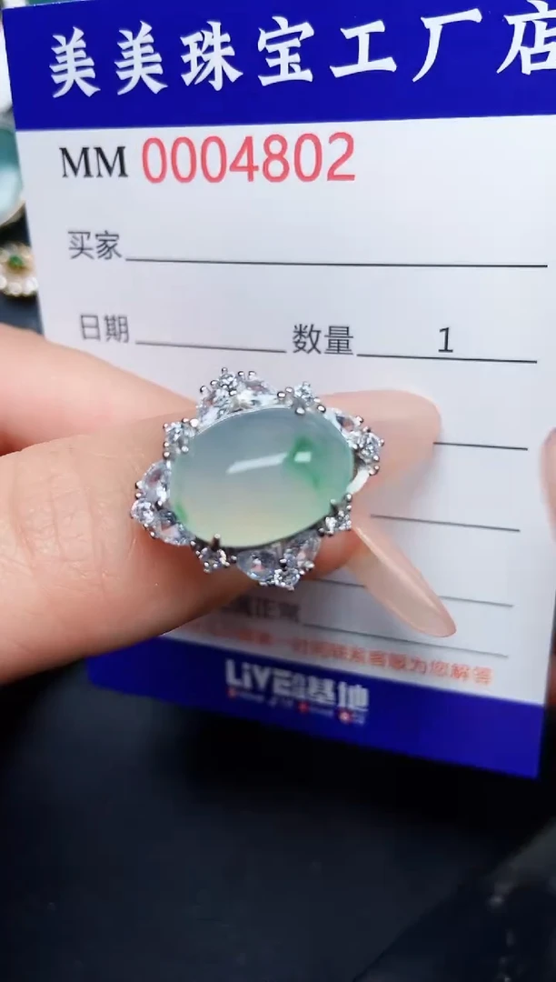 【闪购商品】翡翠颈饰银S925镶嵌4802