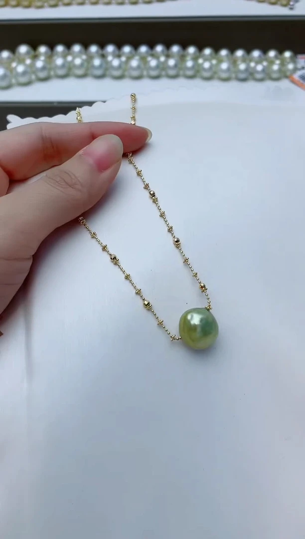 海水珍珠未镶嵌颈饰A112