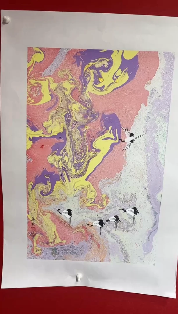 【闪购商品】国画LQY3074洋李庆友老师