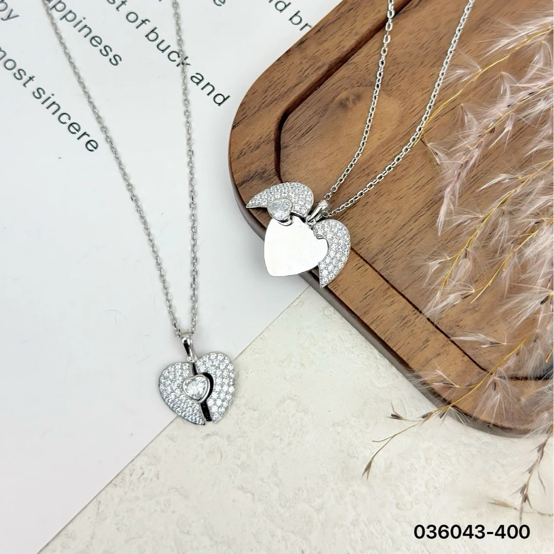 链子足银 爱敏首饰项链036043