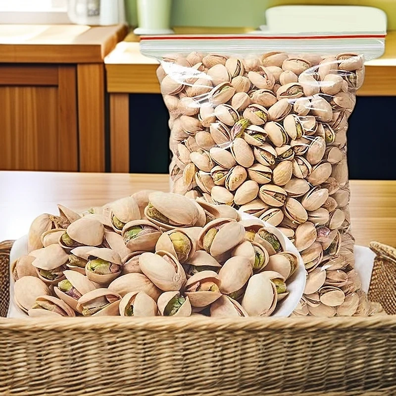 买半斤送半斤新货大颗粒原味开心果无漂白醇香酥脆