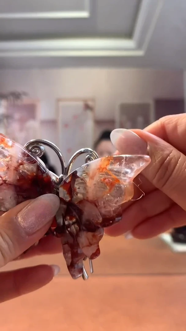 【闪购商品】水晶挂件未镶嵌蝴蝶