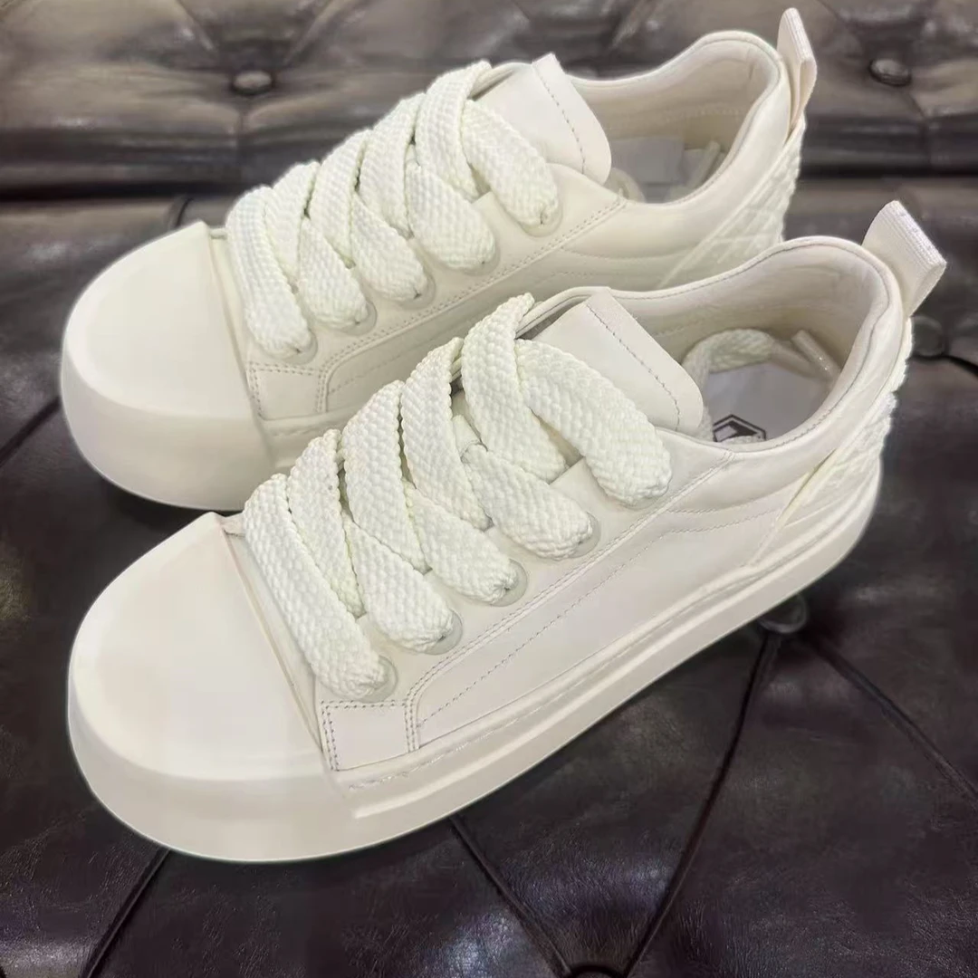 2025纯色系带耐磨休闲板鞋男鞋M1112-2