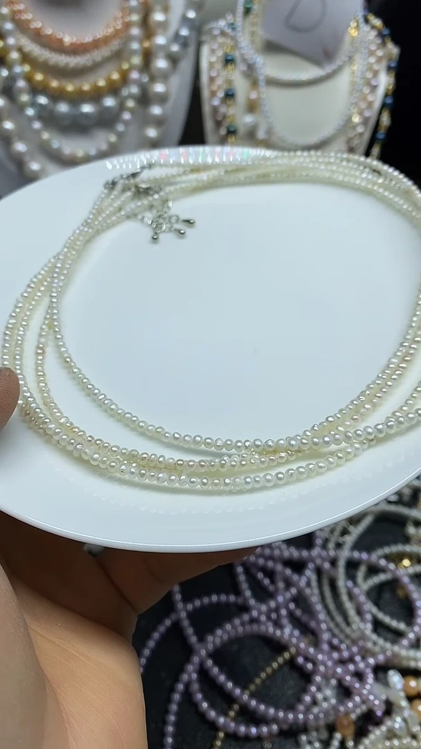 淡水珍珠未镶嵌颈饰多人