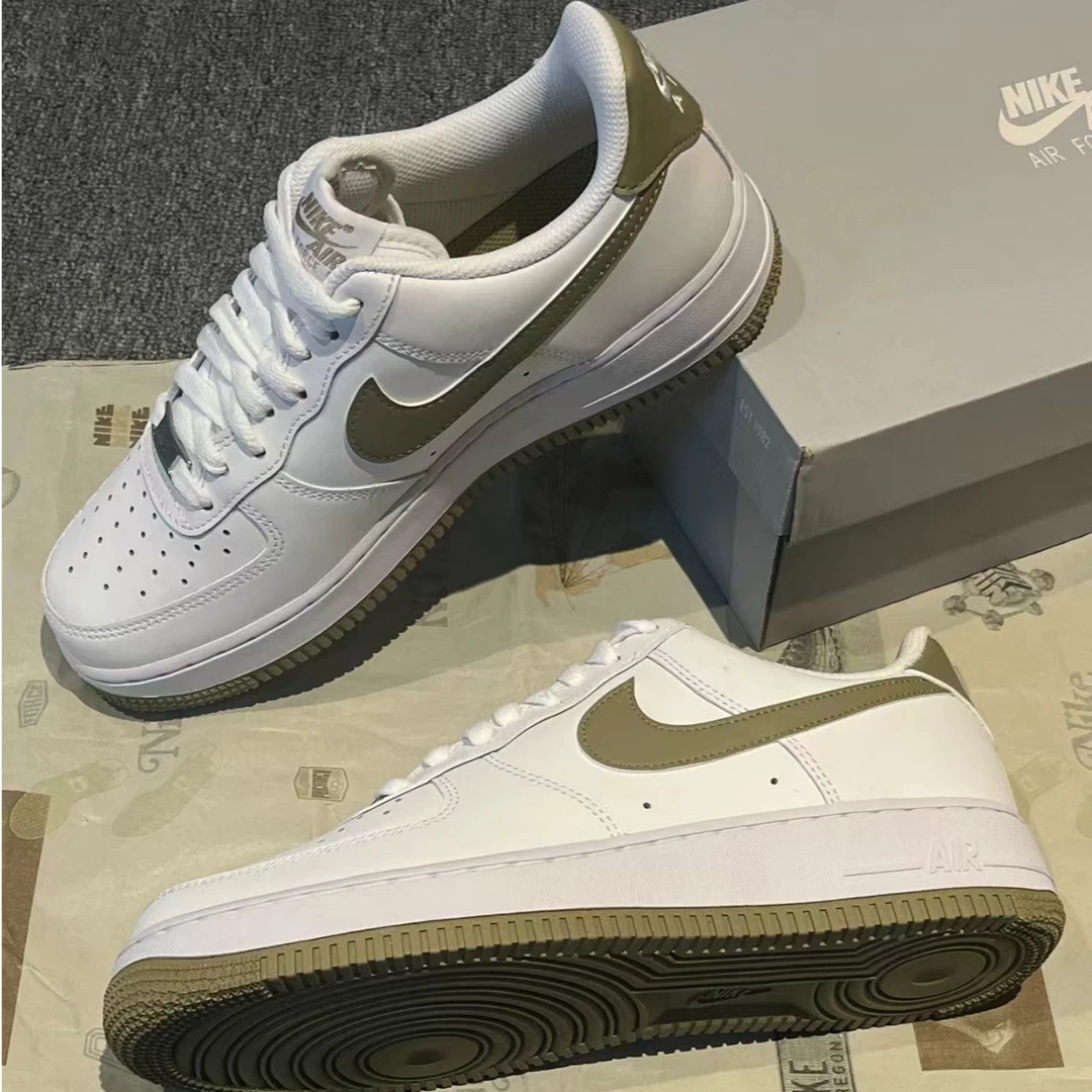 NIKE耐克男款Air Force 1 空军一号低帮男款白色休闲板鞋官方正品