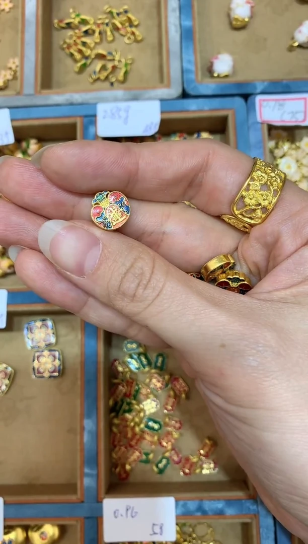 【闪购商品】定制足金吊坠(不含链)（多样性发一件）W500|2602