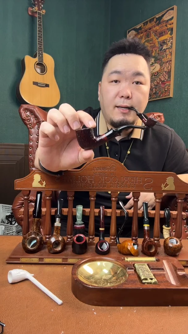石楠木木雕款意大利进口石楠木烟斗