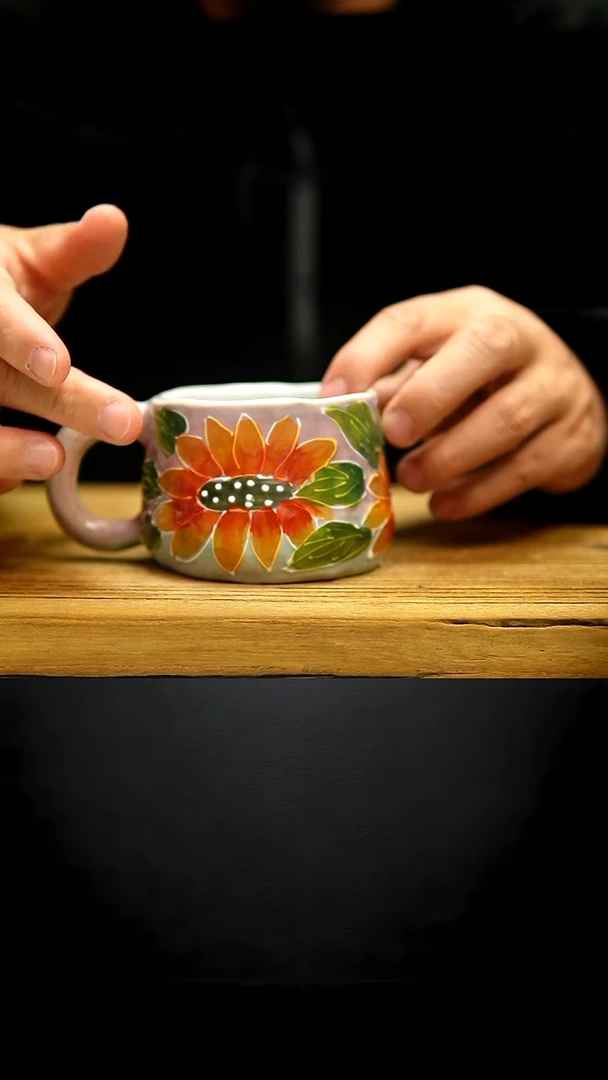 @@陶园瓷舍@@纯手工手绘@高温釉下彩