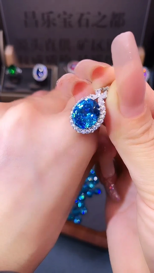 无925银大克拉重工精切高品质吊坠