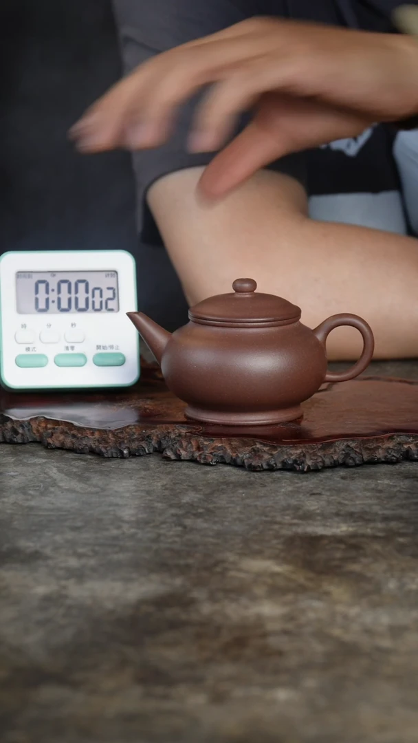 茶壶紫砂老紫泥水平