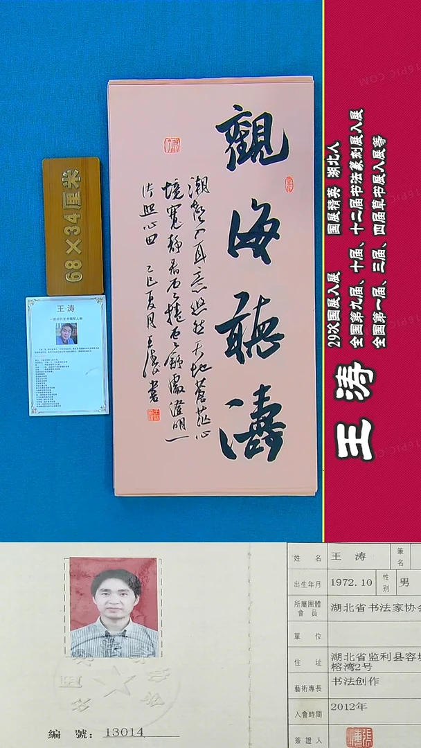 书法22R王涛书法作品