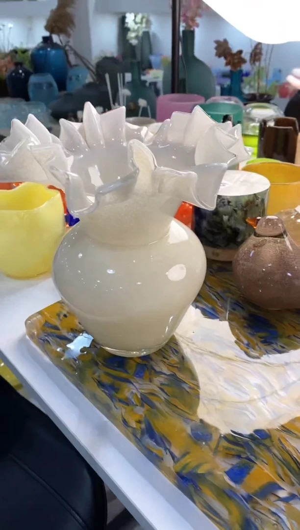 【闪购商品】琉璃慕忆家花瓶女神快乐
